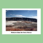 Yellowstone National Park hot spring posters