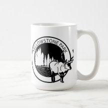 Yellowstone park Elk Coffee Mug