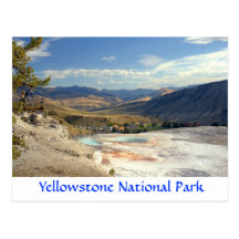 Yellowstone Park Mammoth Hot Springs Post Card