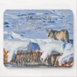 Yellowstone Wolf Mousepad