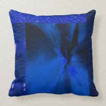 YEMAYA ABSTRACT AND ORGANIC PILLOW