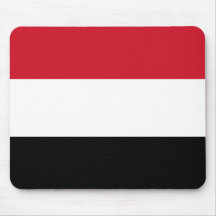 Yemen Flag and Colours Mouse Pads