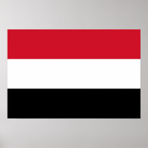 Yemen National Flag Print