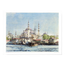 Yeni Jami and St. Sophia from the Golden Horn, pla posters