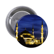 Yeni Valide Mosque at Night Pin