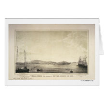 Yerba Buena (now San Francisco) Spring 1837 Greeting Cards