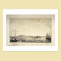 Yerba Buena (now San Francisco) Spring 1837 postcards