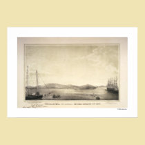 Yerba Buena (now San Francisco) Spring 1837 Poster posters