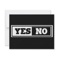 Yes and No Custom Invites