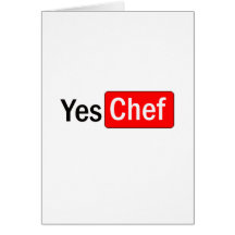 Yes Chef Greeting Cards