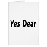 Yes Dear Greeting Cards