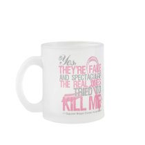 Yes Fake and Spectacular - Breast Cancer Mug