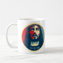 Yes HE Can - Mug - Round image