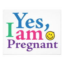 Yes I Am Pregnant Announcements