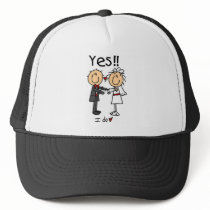 YES I Do Bride and Groom T-shirts and Gifts Mesh Hat