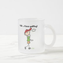 YES I Love Golf Tshirts and Gifts Mug