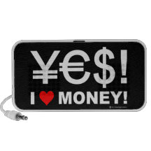 Yes! I love money! Notebook Speakers
