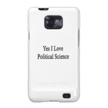 Yes I Love Political Science Samsung Galaxy SII Case