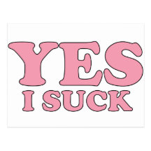Yes, I Suck Postcards