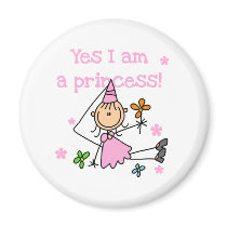 Yes I'm a Princess Refrigerator Magnet