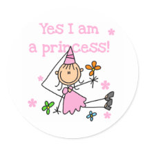 Yes I'm a Princess Sticker