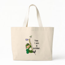 Yes I'm a Soldier Tote Bag