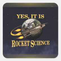 Yes, It Is Rocket Science Sticker