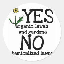 YES Organic NO Chemicals T-shirts and Gifts Stickers