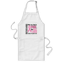 Yes, They Are Fake 1.2 Breast Cancer Aprons