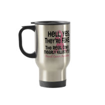 Yes, They Are Fake 2.1 Breast Cancer Mugs