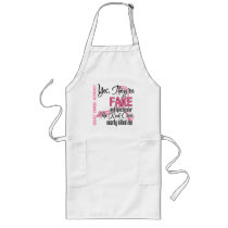 Yes They Are Fake and Spectacular - Breast Cancer Apron