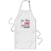 Yes They Are Fake - Breast Cancer Aprons