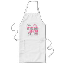 Yes They Are Fake v2 - Breast Cancer Apron