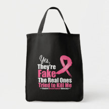 YES They're fake....My real ones tried to kill me Canvas Bags