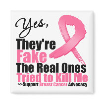 YES They're fake....My real ones tried to kill me