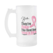 YES They're fake....My real ones tried to kill me Coffee Mug