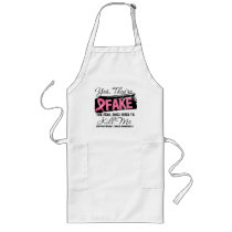 Yes Theyre Fake Real Ones (grunge) Breast Cancer Aprons