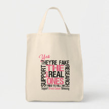 Yes They're Fake The Real Ones Tried To Kill Me Tote Bags