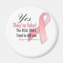 YES they're fake the real ones tried to kill me Refrigerator Magnets