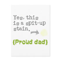 Yes, this is a spit-up stain {proud mom/dad} postales