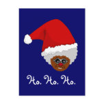Yes, Virginia, There is a Black Santa Claus Post Card