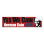 Yes We Cain - Herman Cain 2012 Bumper Sticker