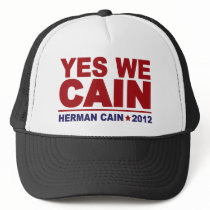 Yes We Cain Herman Cain 2012 Hats