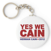 Yes We Cain Herman Cain 2012 Key Chains