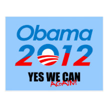 YES WE CAN AGAIN POST CARD