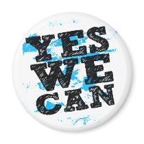 Yes We Can Barack Obama Magnet