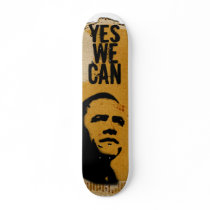 YES WE CAN - BARACK OBAMA Stencil Cardboard sk8 Skate Board Decks