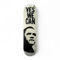 YES WE CAN - BARACK OBAMA Stencil rock sk8 Skate Board