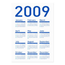 Yes We Can Celebrate - Obama Pocket Calendar business cards