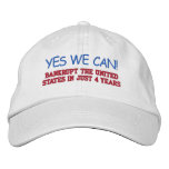 YES WE CAN! embroidered hats